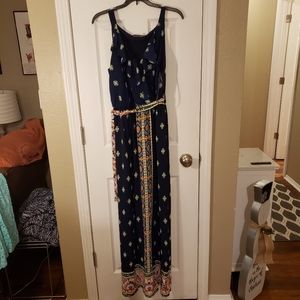 Navy Blue Maxi Dress